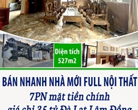 Bán nhanh nhà mới full nội thất 11PN mặt tiền chính giá chỉ 35 tỷ Đà Lạt Lâm Đồng