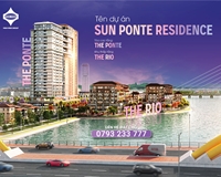 Nhận booking bất động sản Đà Nẵng Sun Ponte Residence trực diện sông Hàn