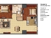 Thiết kế căn hộ T2-01, T2-18 | Giá: 26 triệu/m² | DT: 109m²