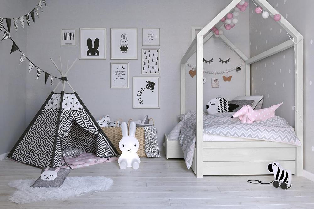 Những mẫu phòng ngủ vô cùng dễ thương dành cho bé gái