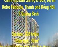 Chính chủ bán căn hộ R1805, Dự án Dolce Penisola  Thành phố Đồng Hới, Quảng Bình