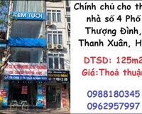 ✨Chính chủ cho thuê nhà số 4 Phố Thượng Đình, Thanh Xuân, Hà Nội, Lh 0988180345