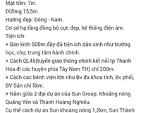 ĐẤT ĐẸP  - Chính Chủ Bán Nhanh 2 lô đất  Tại  Khu đô thị 7543 Đông Nam Thanh Hoá
