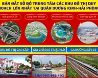 Chính chủ bán lô đất sổ đỏ, giá 505tr nằm sát khu tái định cư trung tâm quận Dương Kinh HP.