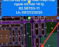 Bán BT B2.5 BT03-11 Khu đô thị Thanh Hà, Hà Đông