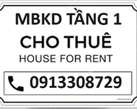 ✔️Chính chủ cho thuê MB kinh doanh tầng 1 nhà 482 Minh Khai, HBT; 0913308729