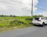 Bán miếng đất mặt tiền đường Trường Bình, Phước Lâm, Cần Giuộc. Giá 2,3 tỷ TL