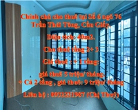 Chính chủ cho thuê tại Số 6 ngõ 76 Trần Thái Tông, Cầu Giấy.