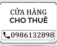 💥Cho thuê cửa hàng đầu ngõ 266 Lê Thanh Nghị, P.Đồng Tâm, Hai Bà Trưng, HN; 0986132898