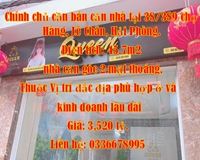 Chính chủ cần bán căn nhà tại 38/389 chợ Hàng, Lê Chân, Hải Phòng.