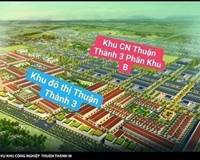 Khu đô thị Thuận Thành 3. Lô đất đầu tư giáp chợ Trung tâm giá chỉ 16.xx tr/m
