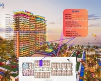 Căn hộ khách sạn tiêu chuẩn 5 sao mặt tiền biển Hải Tiến, tầm view bao trọn dự án rực rỡ sắc màu, ngắm bình minh và hoàng hôn trên biển cùng Flamingo Ibiza Party Resort