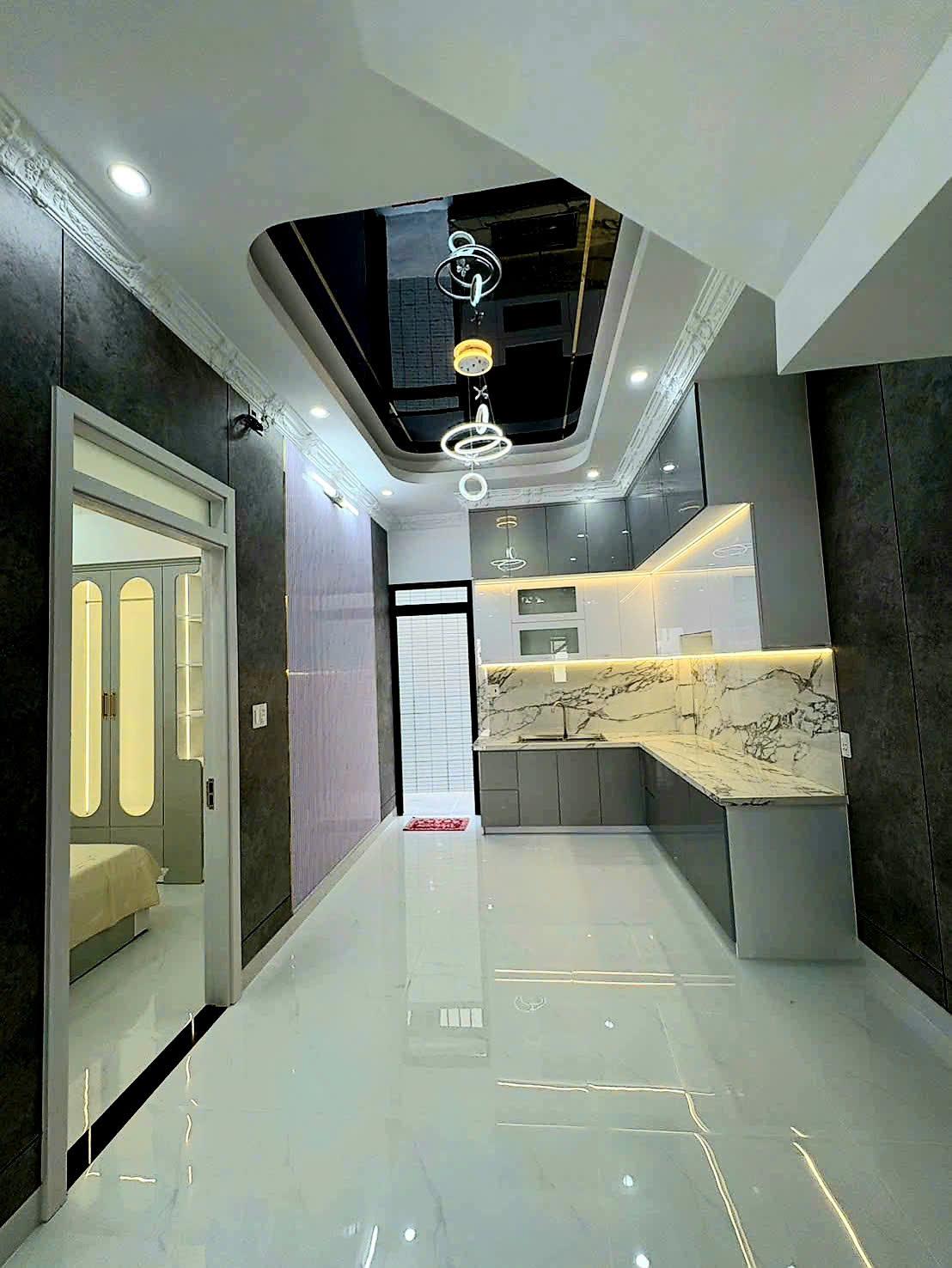 NHÀ HẺM XE HƠI CẠNH BỆNH VIỆN NHÀ BÈ, NGANG 6.4M, 4 TẦNG, HƠN 11 TỶ