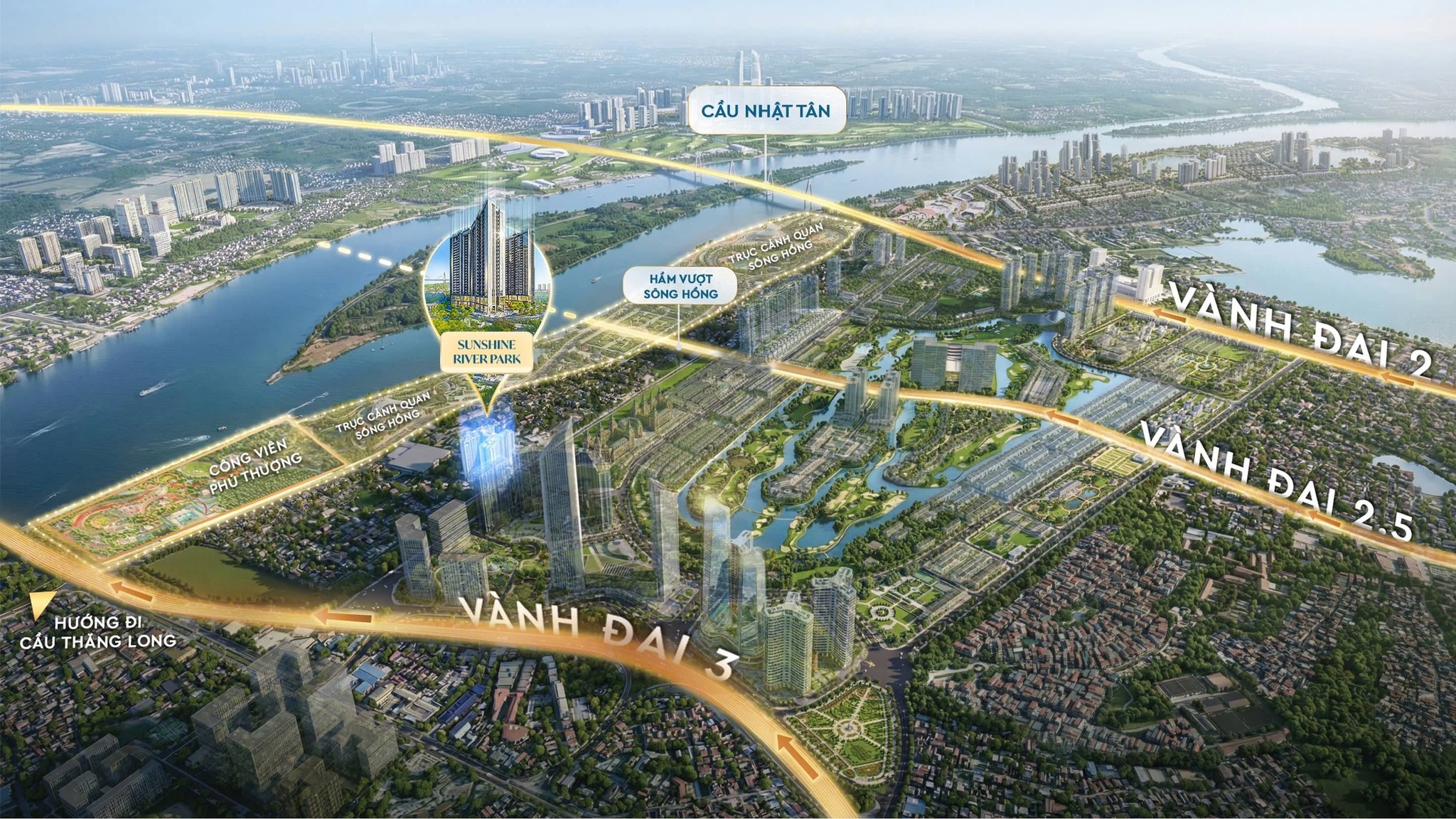 Sunshine River Park - Quỹ Căn đẹp 0931711838 cạnh công viên trục cảnh quan Sông Hồng