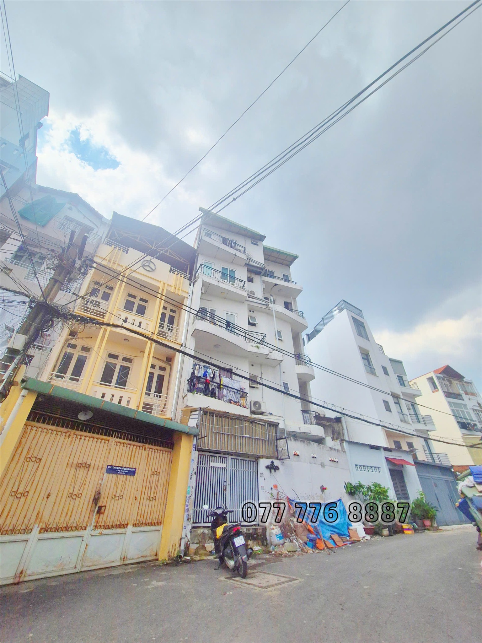 Tòa CHDV Nơ Trang Long gần chợ Bà Chiểu Phan đăng Lưu. 5 tầng 540m2 sàn