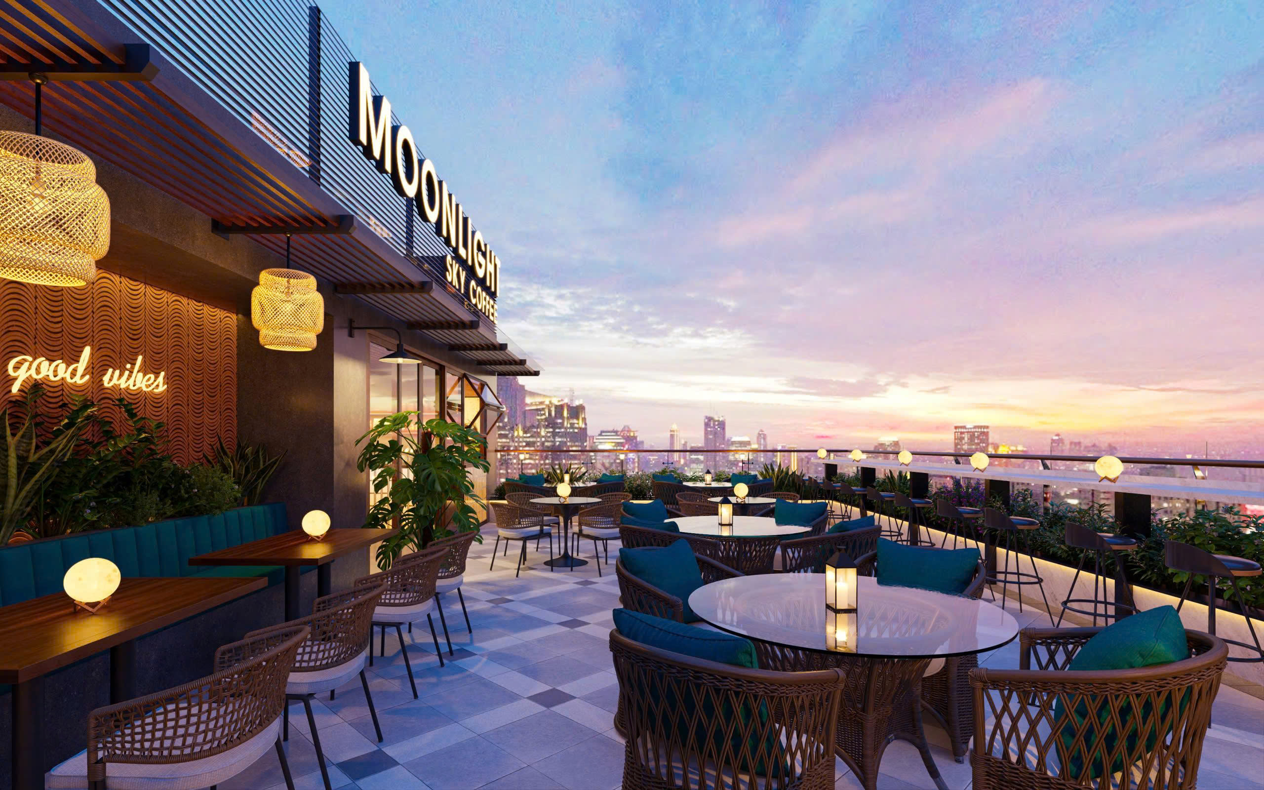 Cho Thuê Gấp Tầng Thượng 188m² Tại Tòa Nhà Căn Hộ Cao Cấp – Tây Hồ, Hà Nội.
