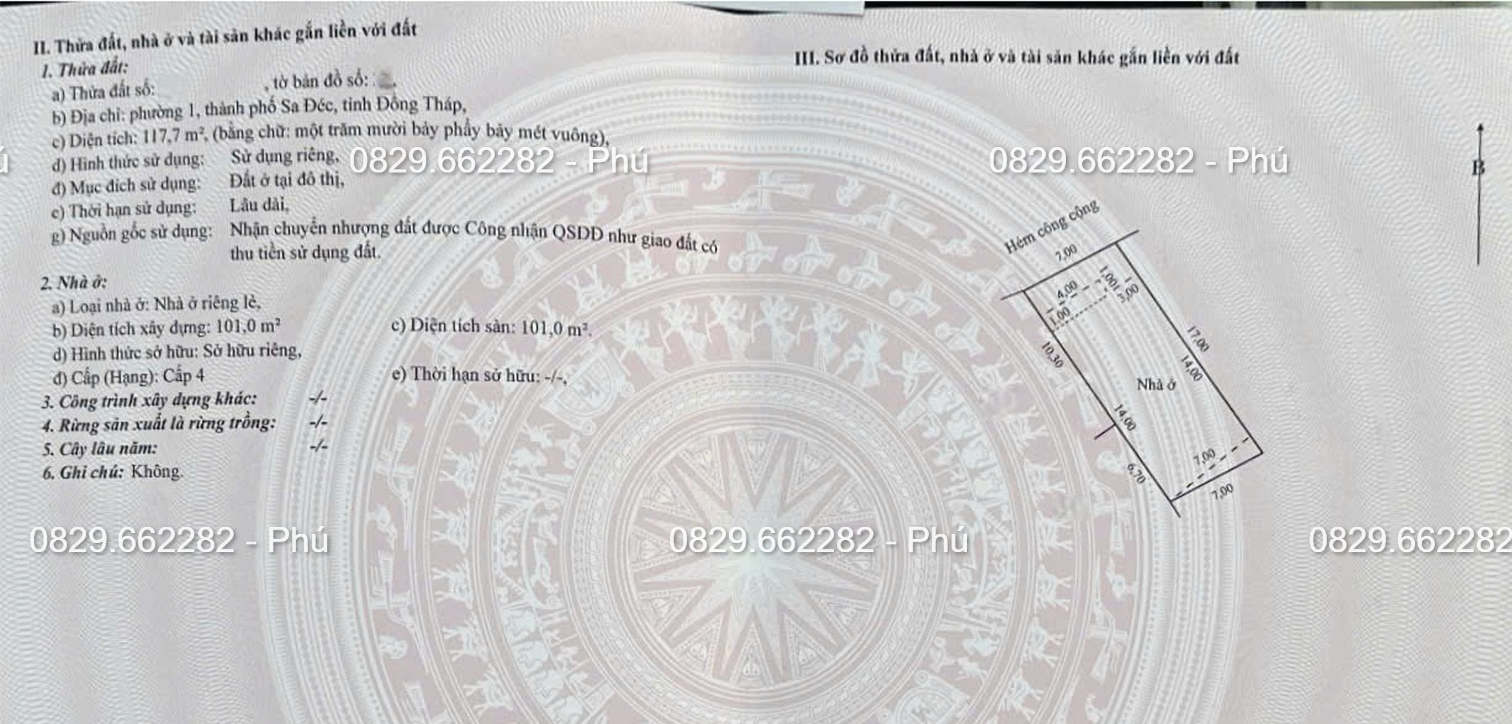Bán Biệt Thự Mini Hẻm Đường Hùng Vương Sa Đéc- 118m2, giá 2,7 tỷ