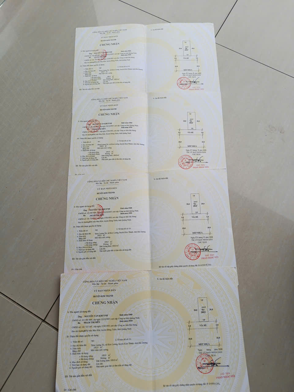 CHÍNH CHỦ BÁN 4 LÔ ĐẤT LIỀN KỀ VỊ TRÍ ĐẸP TẠI TP. HẢI PHÒNG