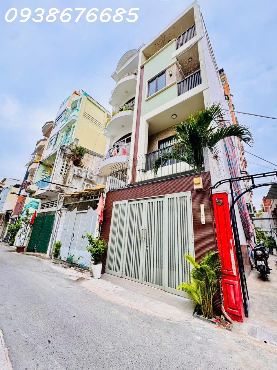 BÁN NHÀ 5 TẦNG BTCT MỚI- CĂN GÓC 3 MẶT TIỀN KINH DOANH Đ.HUYỀN QUANG, QUẬN 1- 4M*16M SH VUÔNG ĐẸP- 0938676685 CHÍNH CHỦ XEM NHÀ