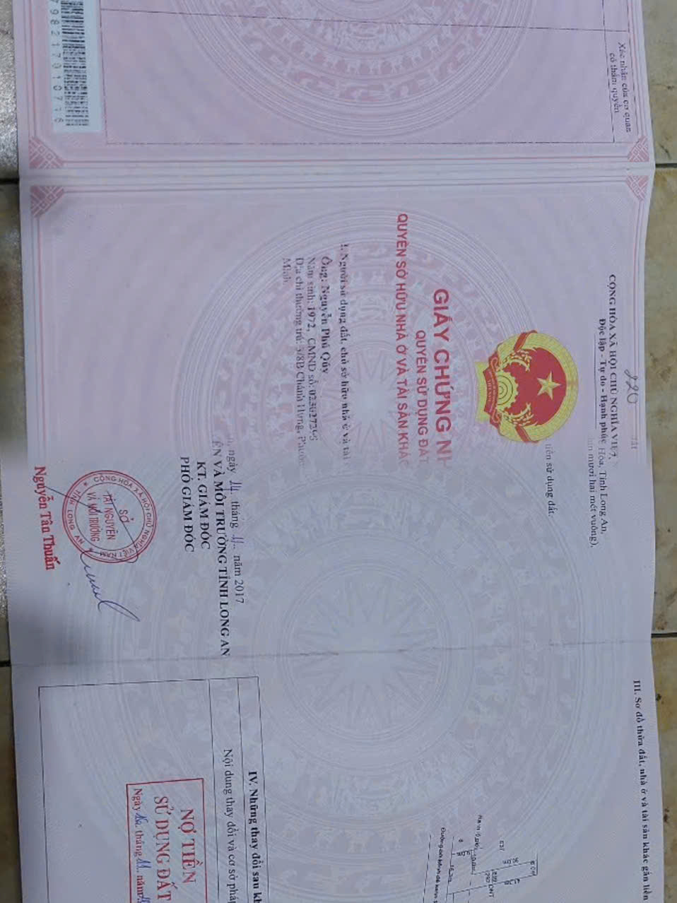 CHÍNH CHỦ BÁN ĐẤT THỔ CƯ TẠI ĐỨC HÒA, LONG AN