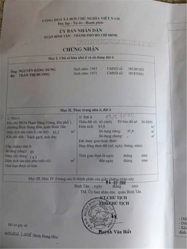 HOT HOT – CHÍNH CHỦ CẦN BÁN NHÀ MẶT TIỀN 99/34 Phạm Đăng Giảng, P.Bình Hưng Hòa, Q.Bình Tân, TP.HCM