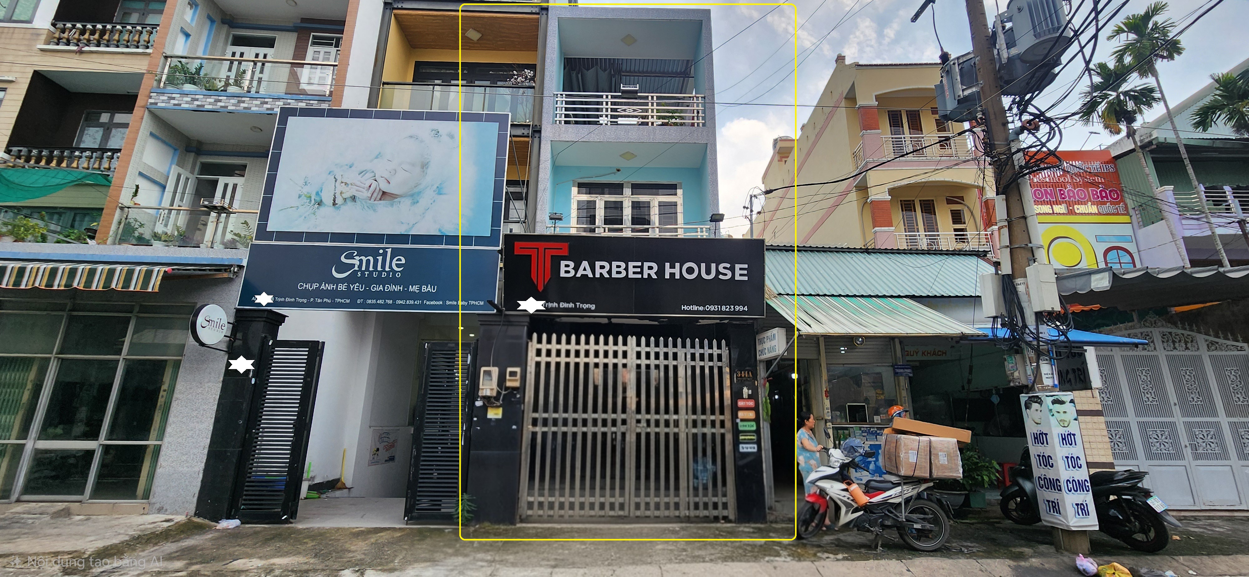 Cho thuê nhà Mặt Tiền Trịnh Đình Trọng Q.Tân Phú 80m²,3TẦNG - GẦN CHUNG CƯ