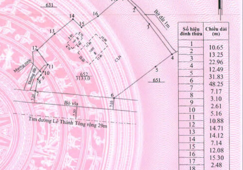 Bán lô đất đẹp 3133m2 nằm trên mặt phố Lê Thánh Tông, Tam Kỳ, Quảng Nam