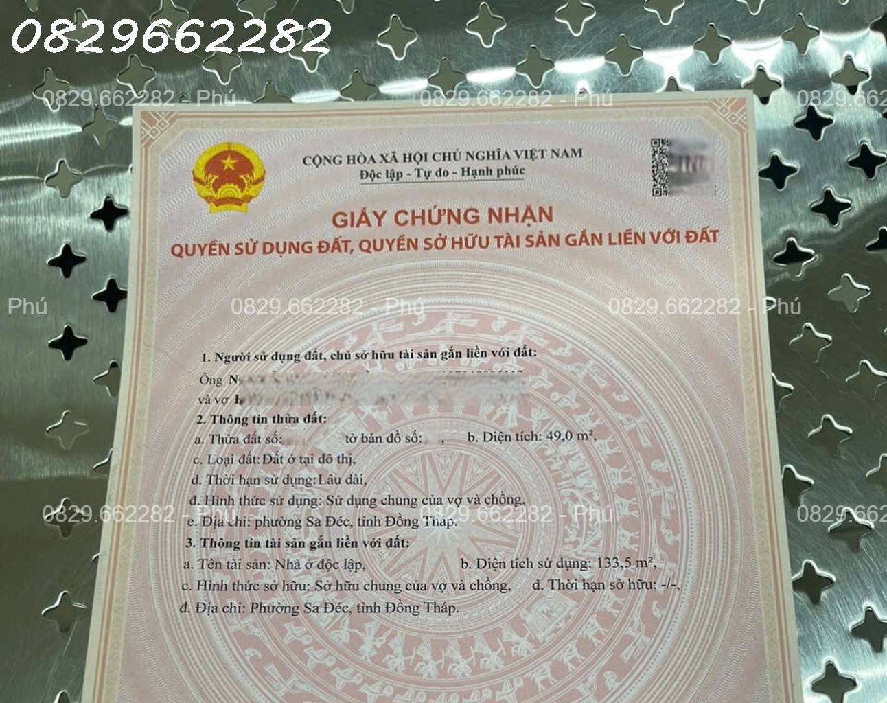 Bán Gấp! Nhà Phố 2 Tầng, 3PN, Hoàng Diệu P1 TP Sa Đéc, Sổ Hồng, 2.7 Tỷ.