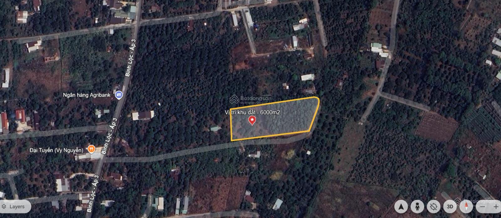 Bán đất vườn cây ăn trái mặt tiền đường Lê A - 6000m2 - giá chỉ 5tr/m2