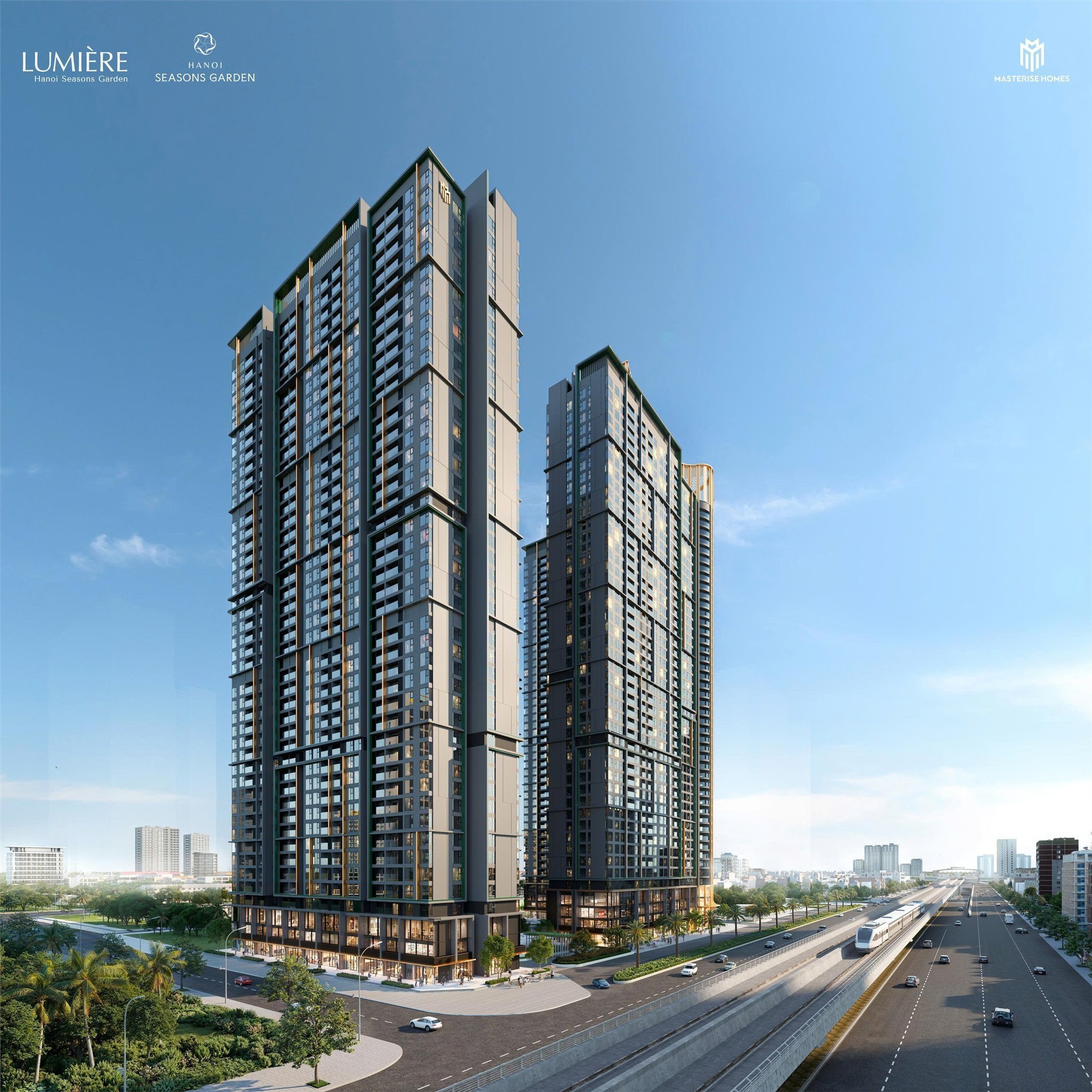 Bán căn hộ 1PN 62m2 phía Tây tòa L1 Hanoi Seasons Garden Nguyễn Trãi giá từ 8.3 tỷ