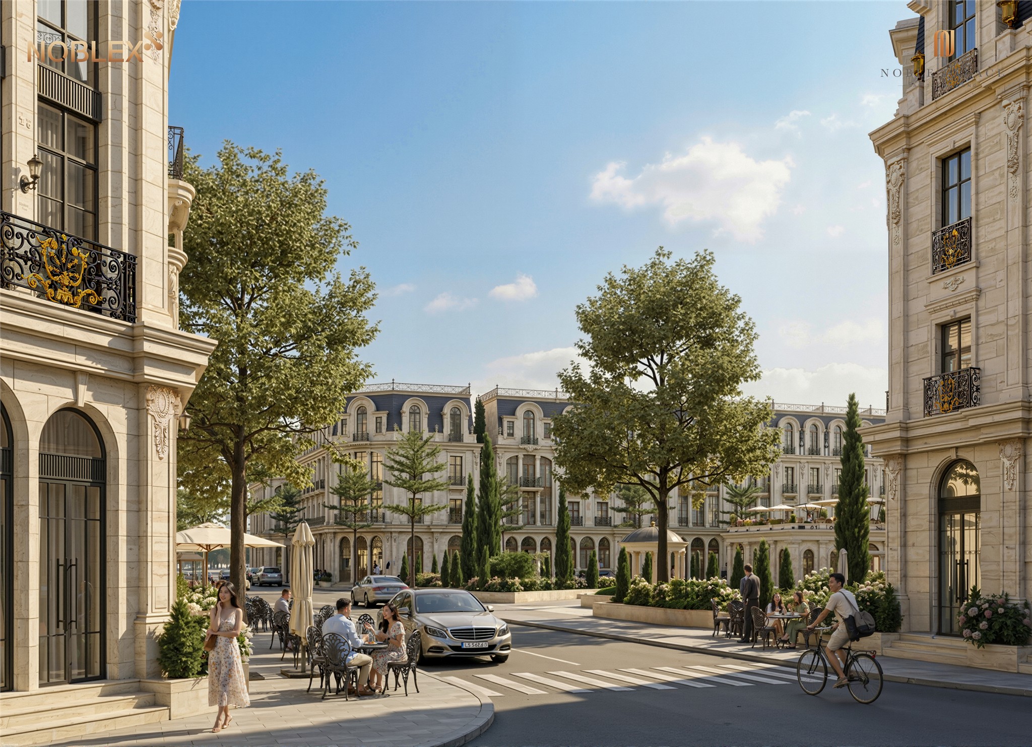 Noble Palace Tây Thăng Long – Trục vàng Hoàng Quốc Việt 40m