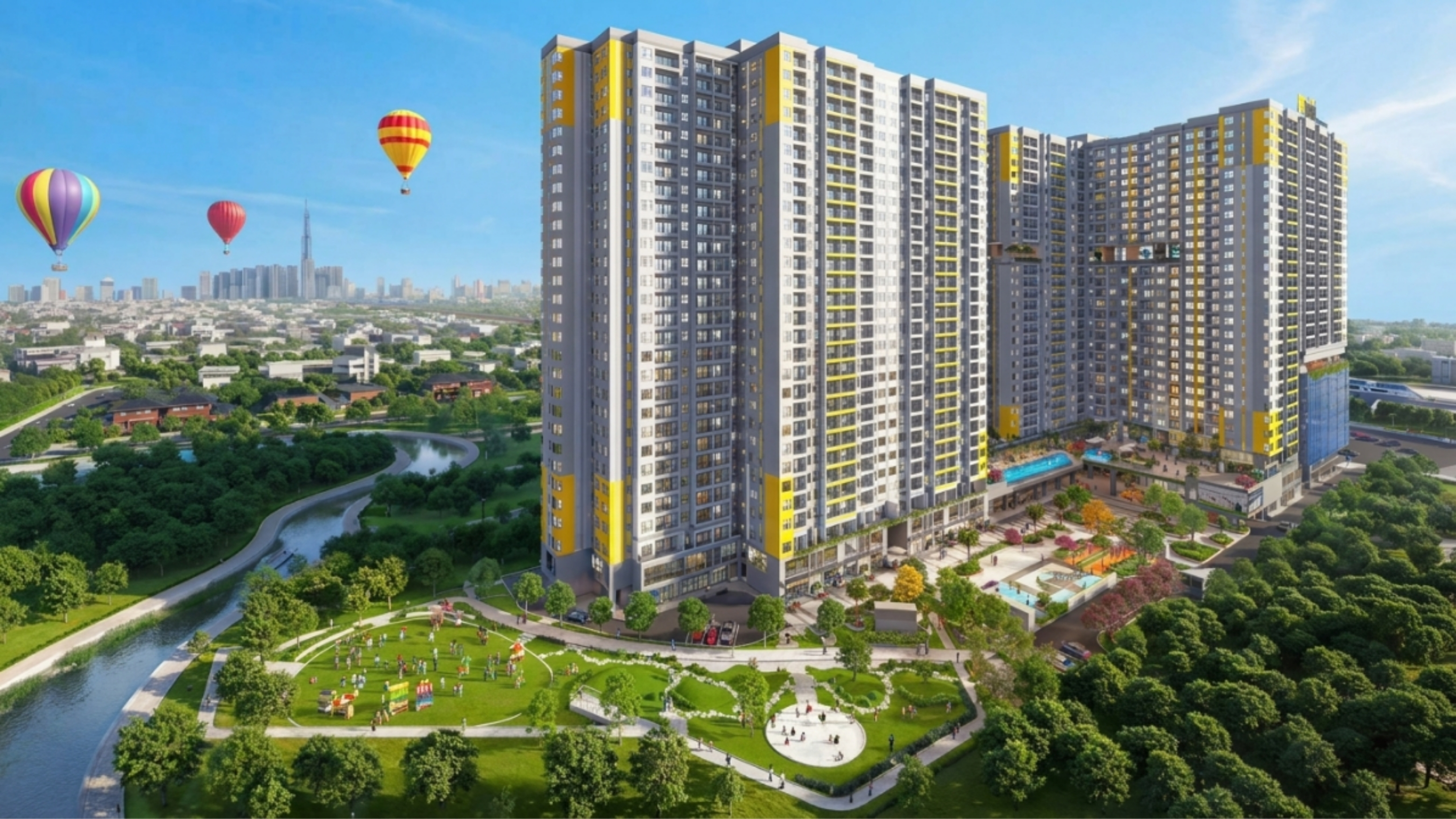 BCONS NEWSKY - CĂN 2PN (47M2) GIÁ 2,412 TỶ - THANH TOÁN CHỈ 15% ĐẾN NHẬN NHÀ