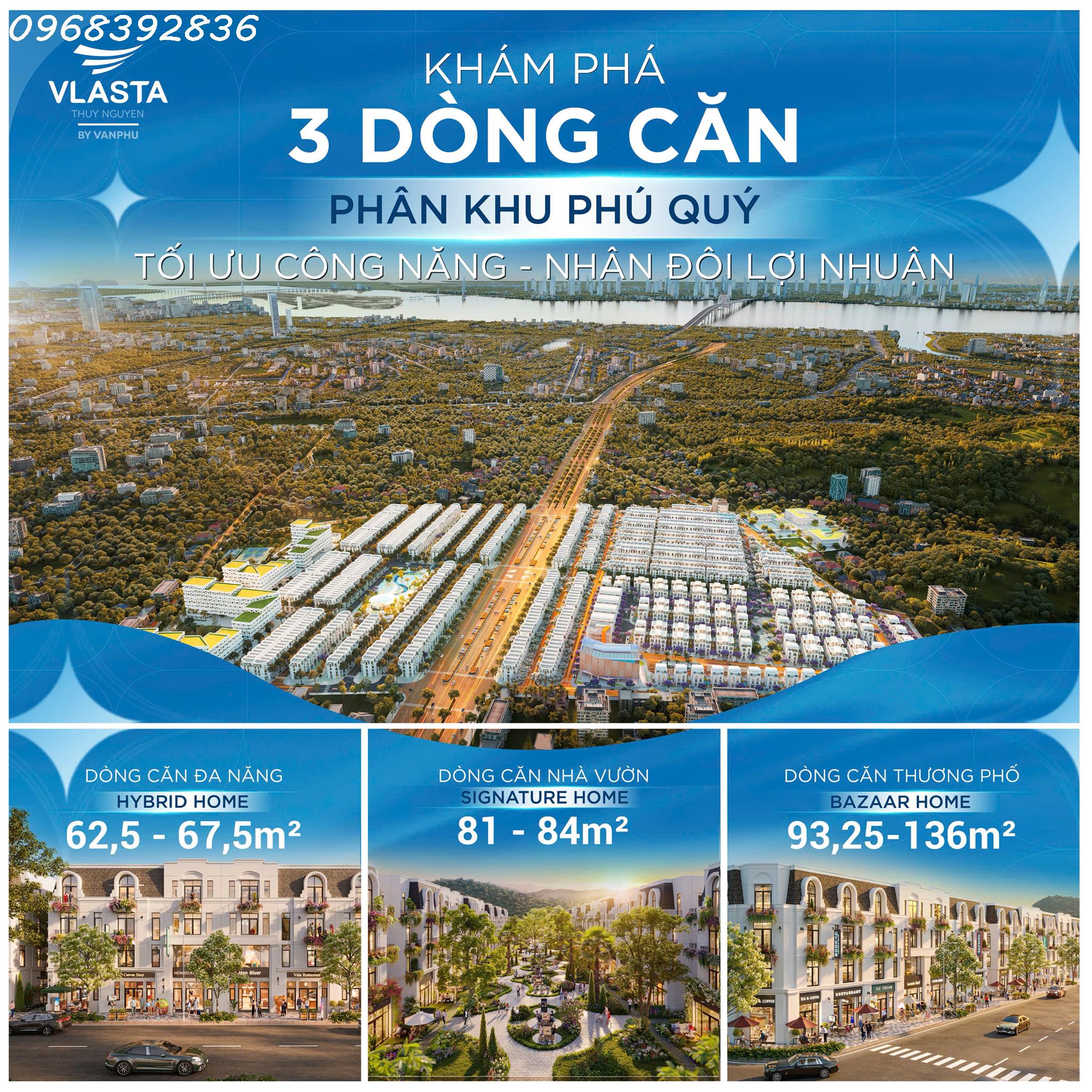 BÁN NHÀ PHỐ VLASTA THỦY NGUYÊN  GIÁ TỪ 4,5 TỶ  SỞ HỮU LÂU DÀI