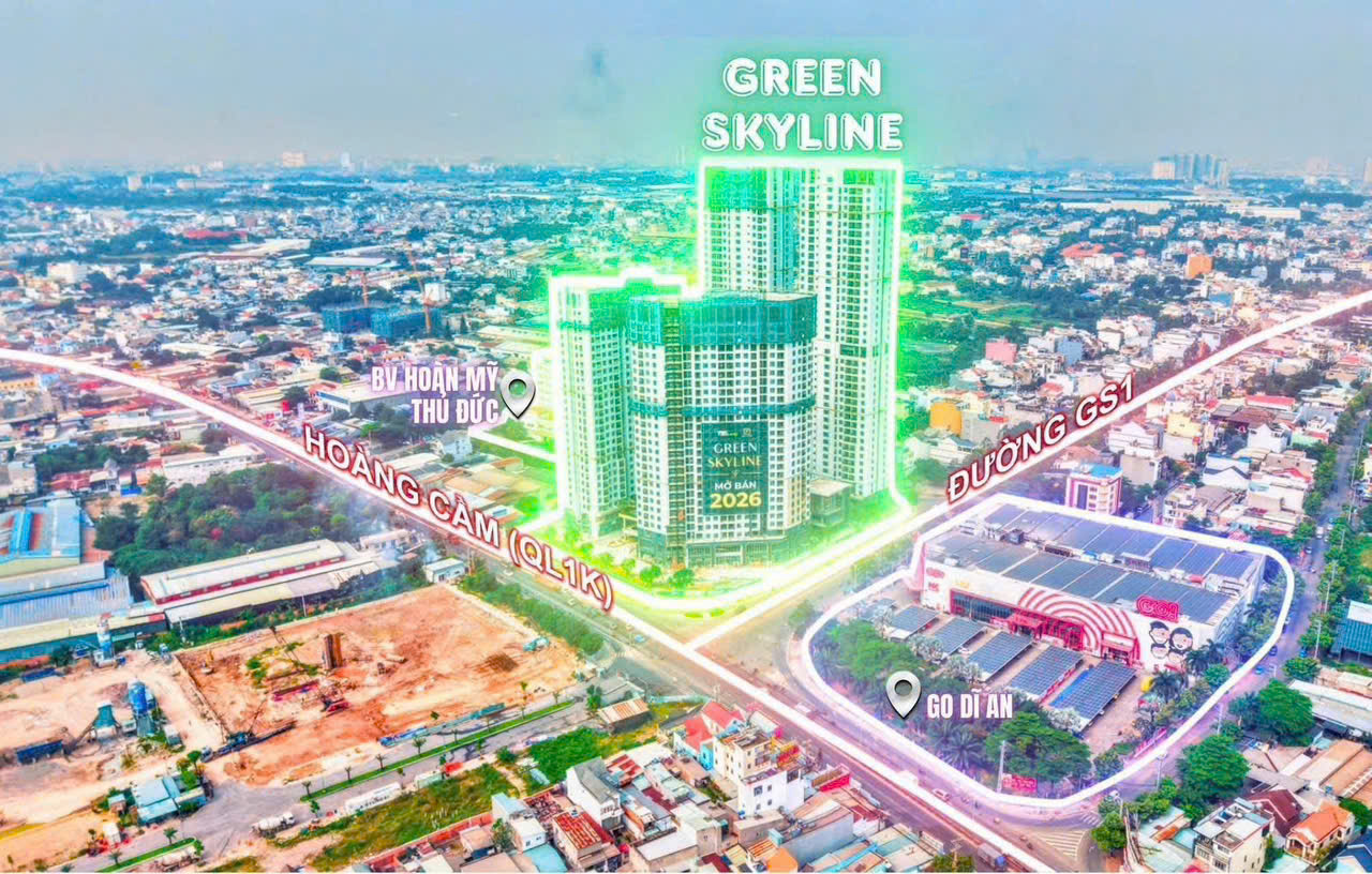 Sở hữu căn hộ 2PN Green Skyline - Vị trí vàng, chính sách thanh toán cực hấp dẫn - Full nội thất