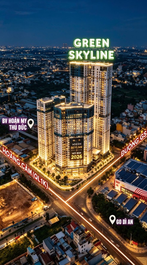 Sở hữu căn hộ 2PN Green Skyline - Vị trí vàng, chính sách thanh toán cực hấp dẫn - Full nội thất