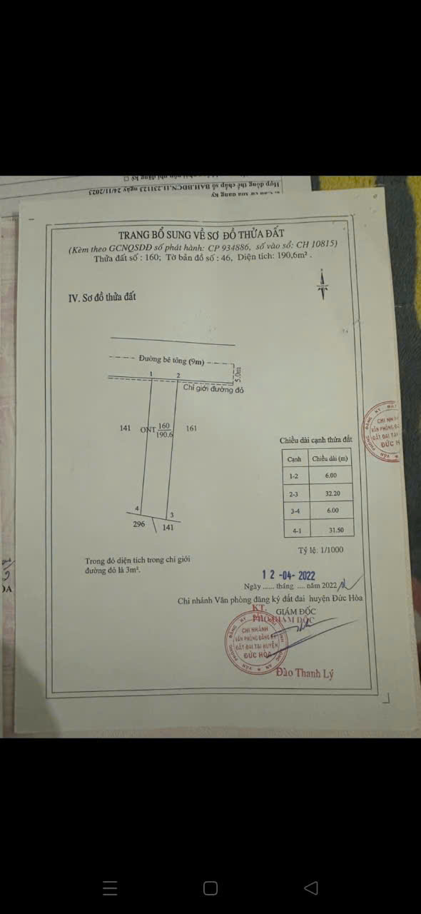 BÁN NHÀ CẤP 4 – MỸ HẠNH BẮC, ĐỨC HÒA, LONG AN