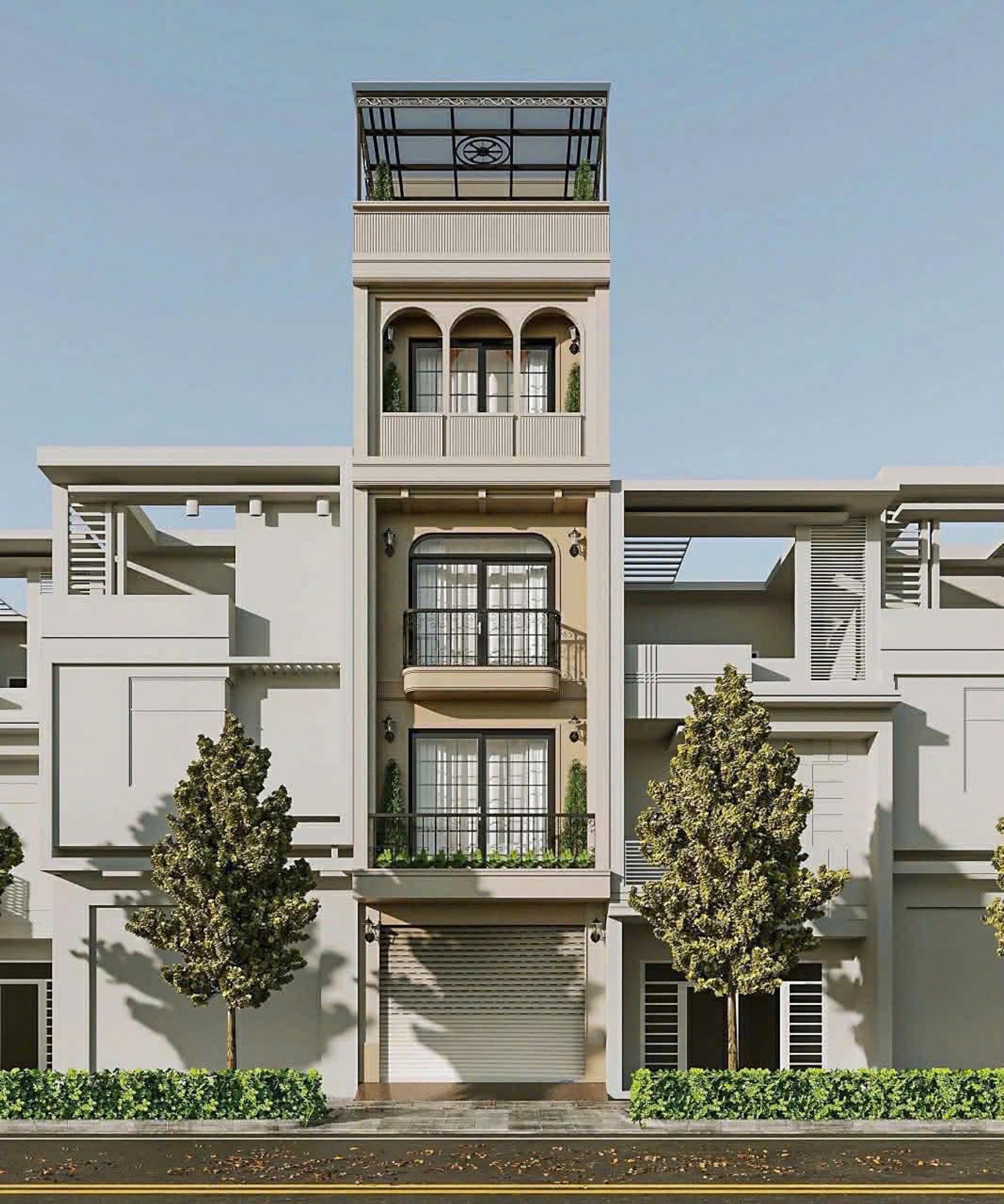 Nhà mới ngõ Đông Khê – 52m² x 5 tầng, có thang máy, ô tô vào tận nhà.