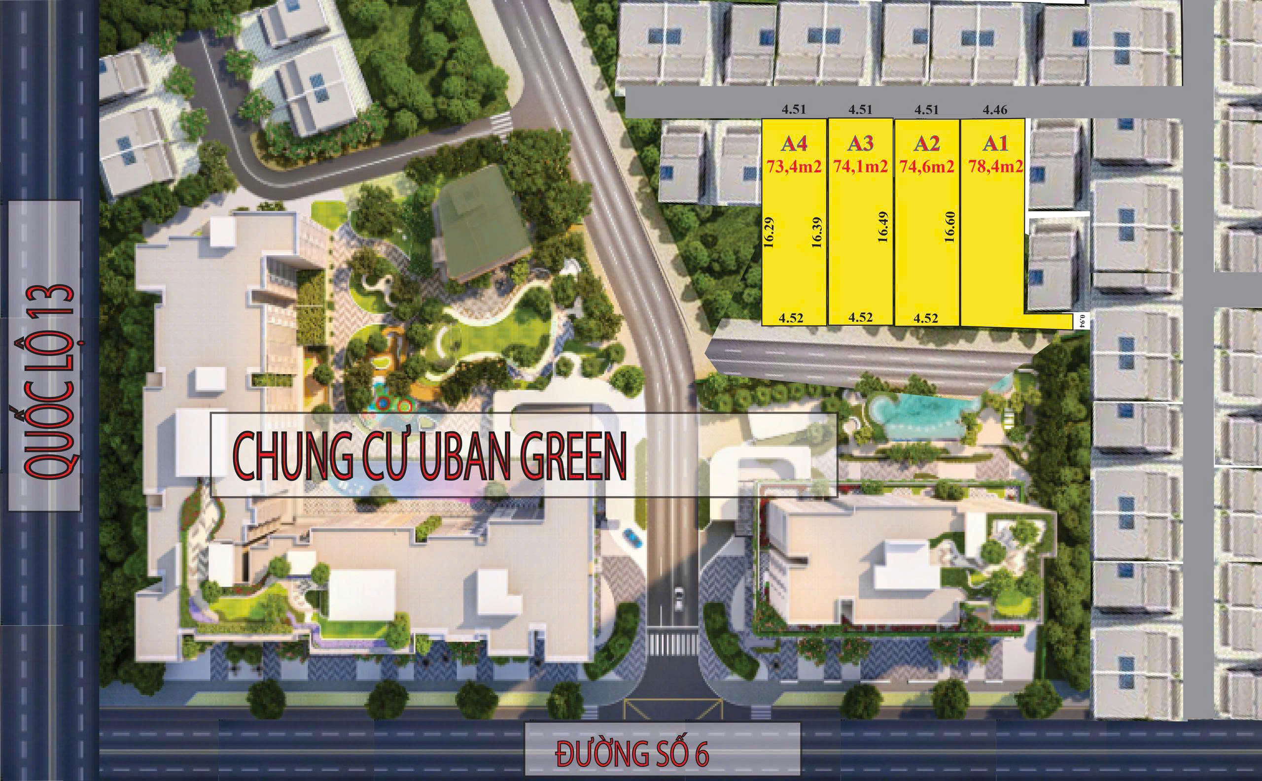 Bán 4 Lô Đất F0 Đường Số 6 Hiệp Bình Phước, Thủ Đức – Đối Diện Vạn Phúc City-3