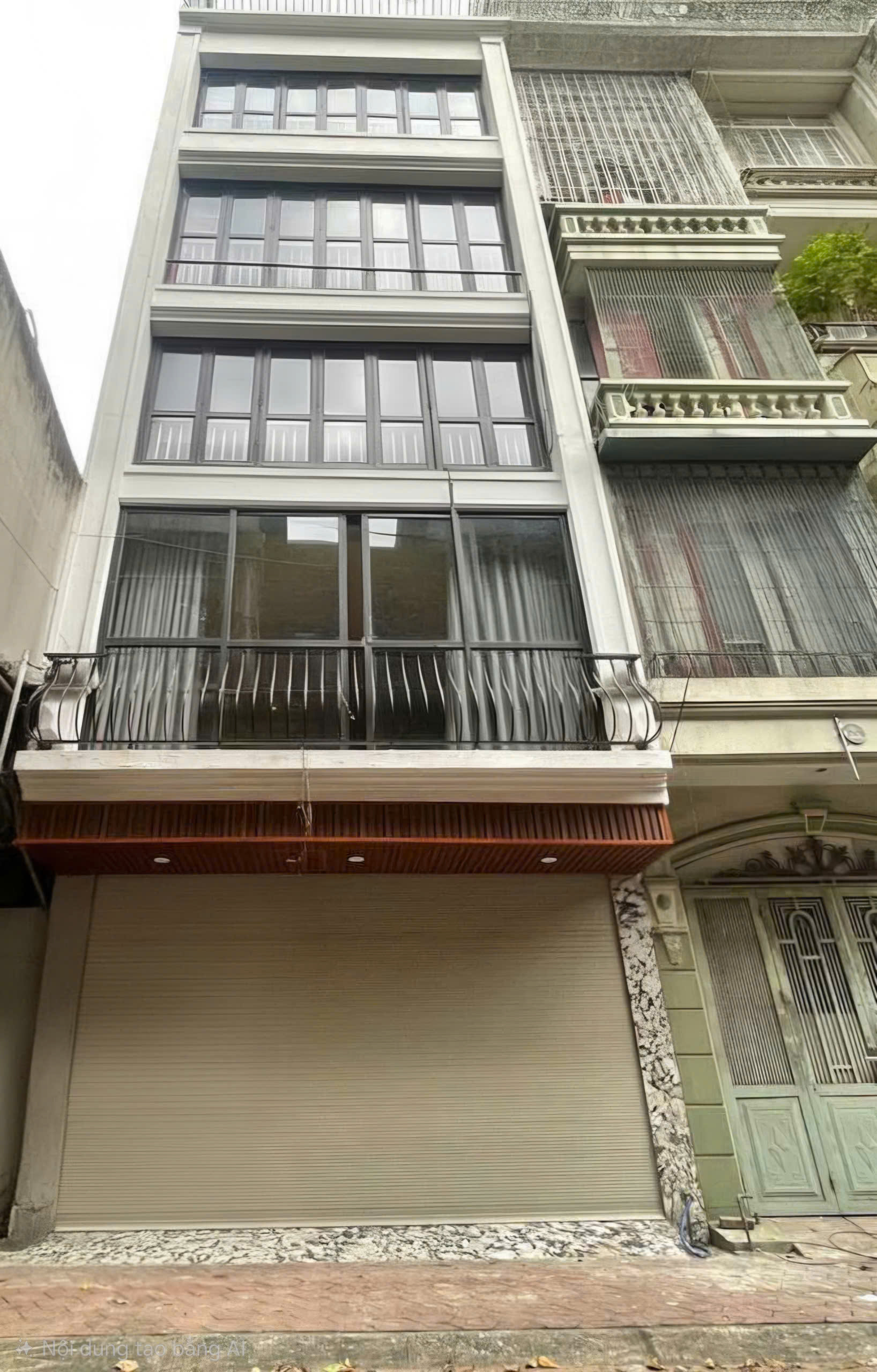 Cho thuê nhà, THANG MÁY, 81m2_ 5T; Nguyễn Thị Định, Hoàng Ngân -35 tr