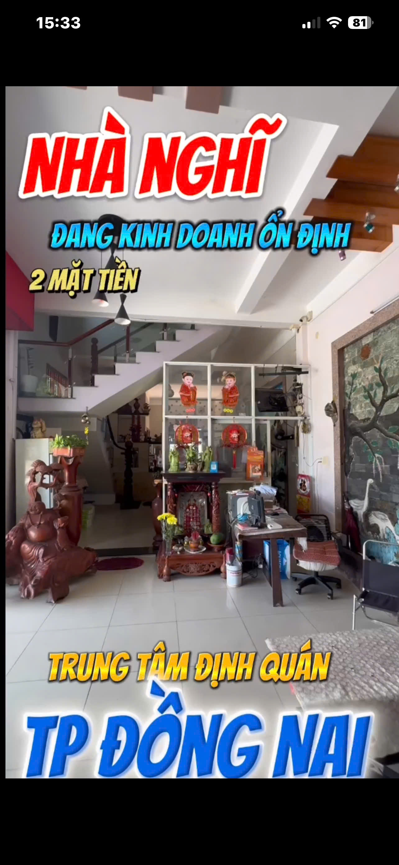 *** NHÀ NGHỈ DÒNG TIỀN + ĐẤT TRUNG TÂM ĐỊNH QUÁN-4