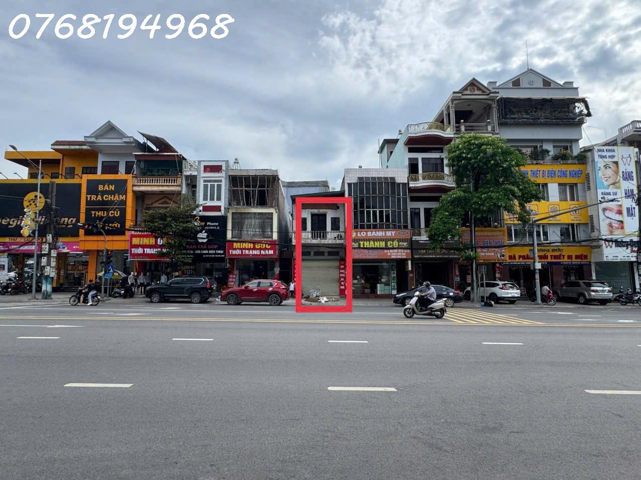 BÁN NHÀ MẶT ĐƯỜNG ĐẠI LỘ HÙNG VƯƠNG ( Đoạn rốc rệt ) PHƯỜNG NÔNG TRANG, TP. VIỆT TRÌ . LH 0768194968-4