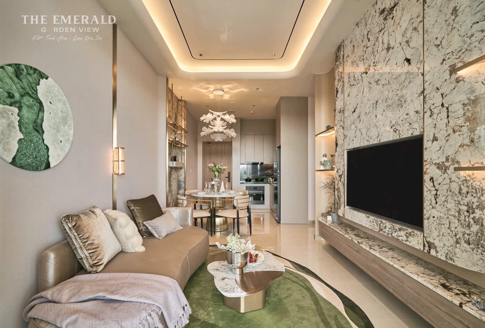 The Emerald Garden View sở hữu ngay căn 2PN diện tích 67m2 view hồ bơi chỉ với 239tr.