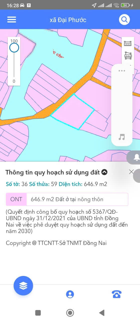 * Nhà bán tại  đường Lý Thái Tổ, Đại Phước, Đồng Nai. Diện tích 646m²-4