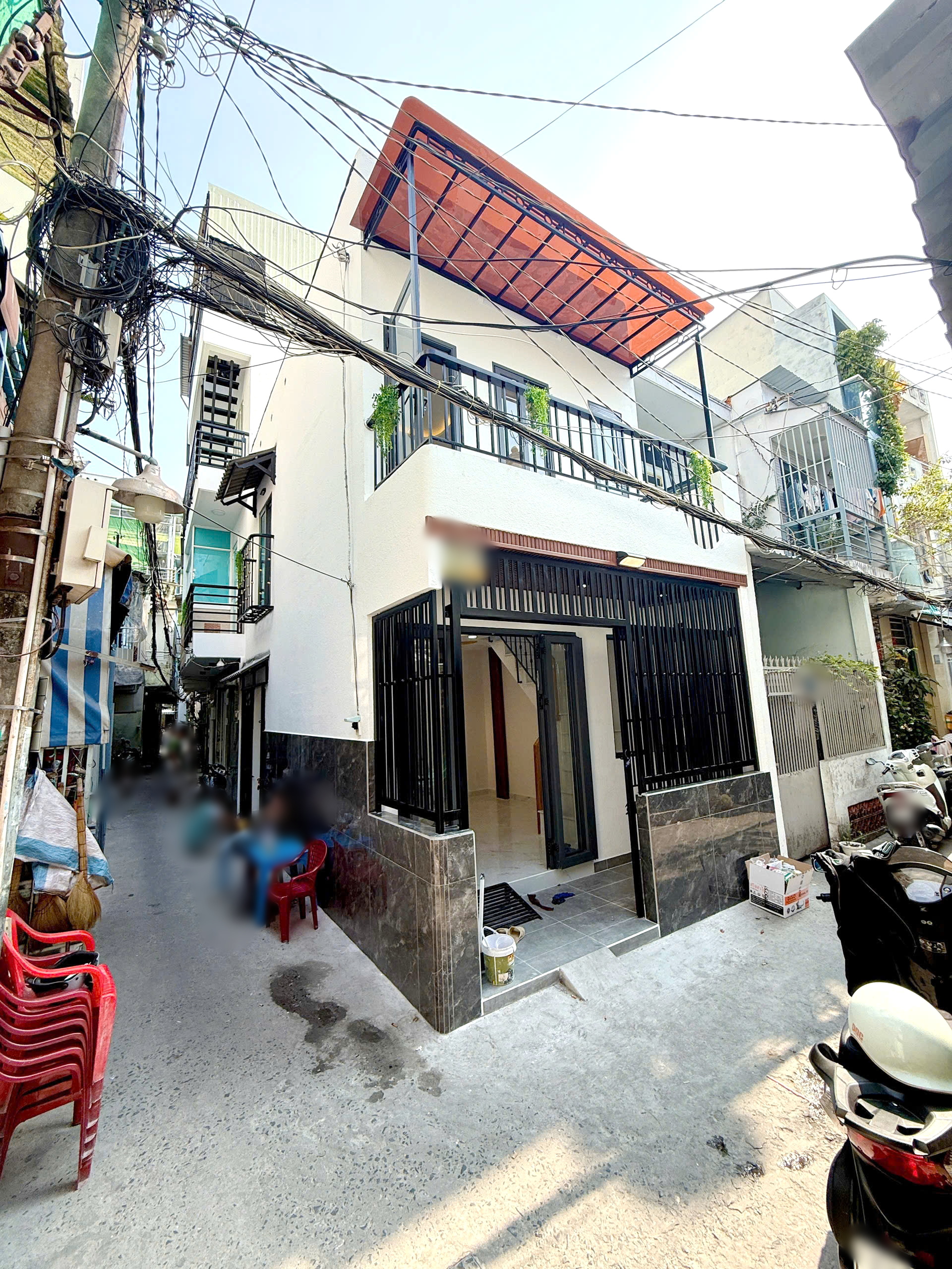 Bán 2 căn nhà mới 1 sổ 181 Âu Dương Lân P.Chánh Hưng (P3Q8)