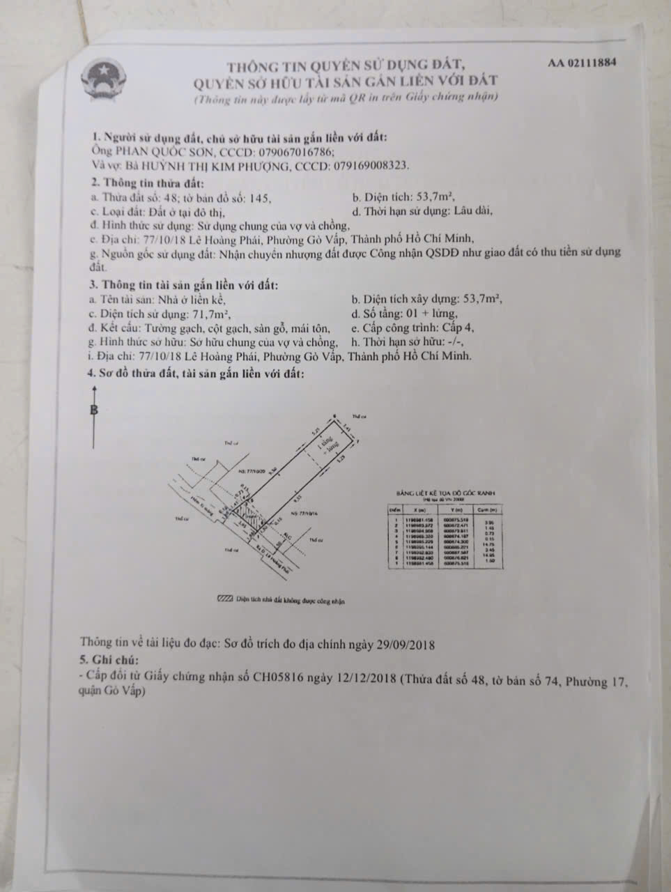 CHÍNH CHỦ CẦN BÁN NHÀ HẺM LÊ HOÀNG PHÁI – PHƯỜNG GÒ VẤP, TP. HỒ CHÍ MINH-3