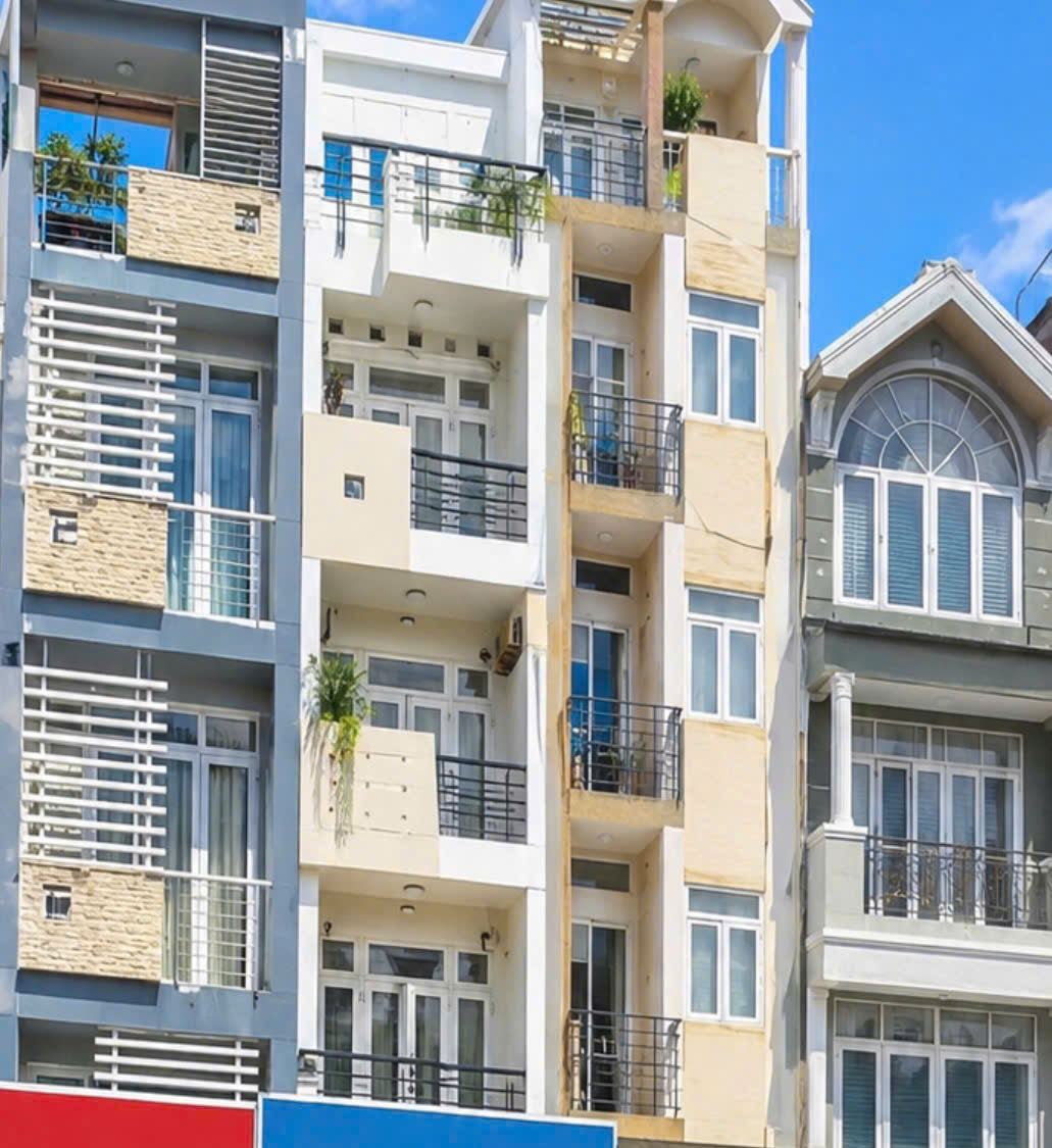 Mặt tiền Thành Thái Quận 10 - 5 tầng BTCT - 6 phòng ngủ - giá trị khai thác nổi bật