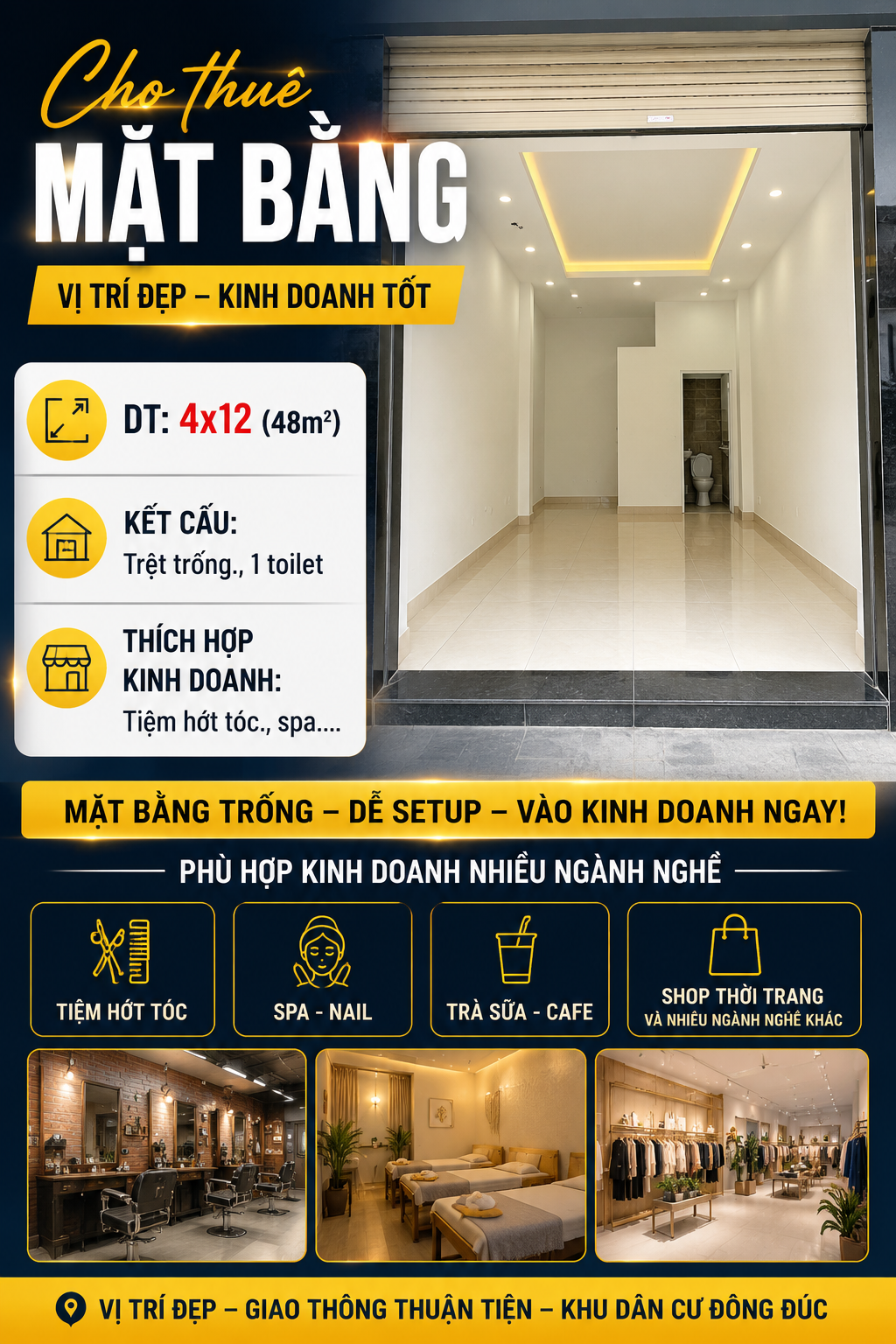 Cho thuê mặt bằng mậu thân gần siêu thị lotte Cái Khế Cần Thơ