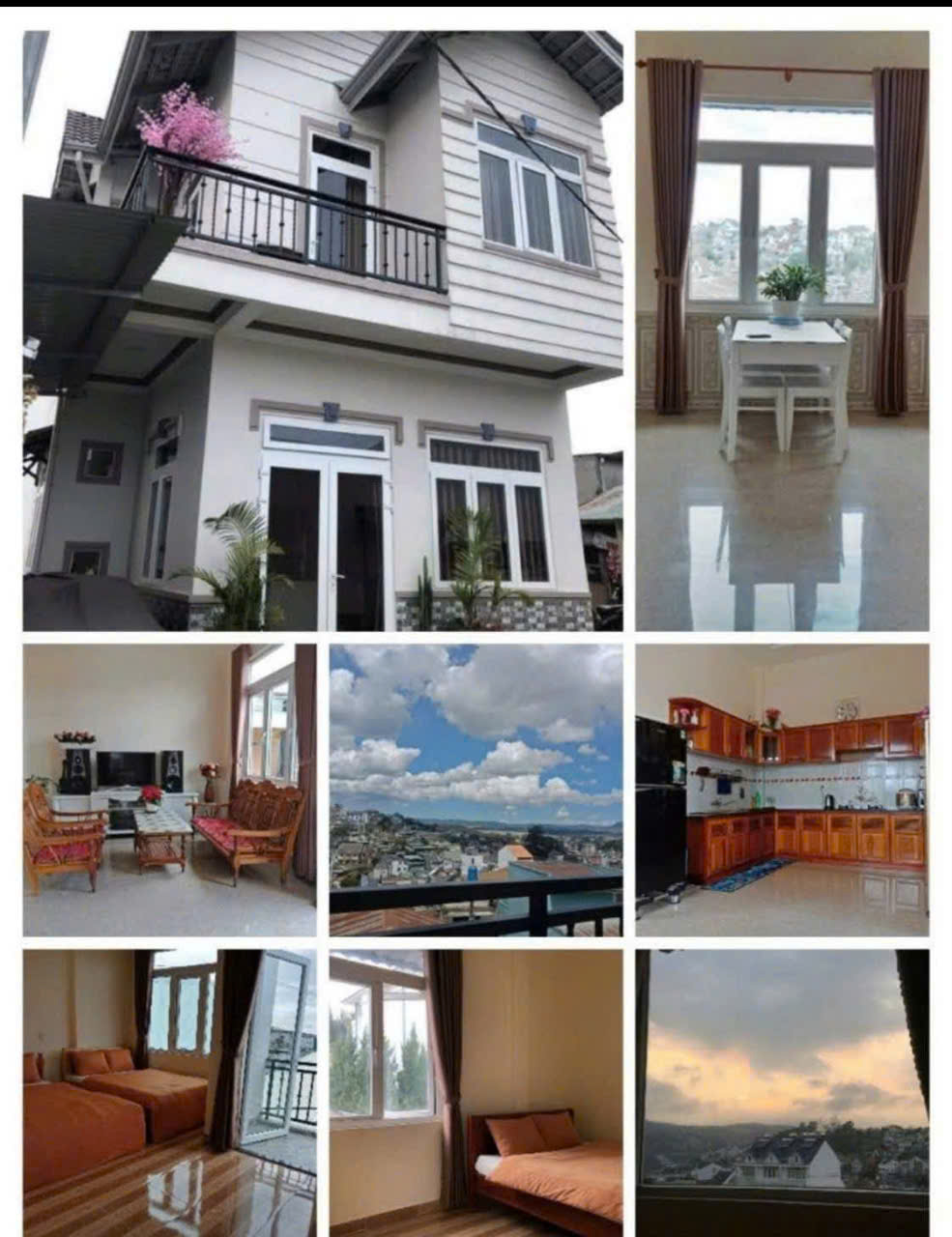 Cho thuê villa 4 phòng Ngô Thì Sỹ Phường 4 Đà Lạt 18triệu-1