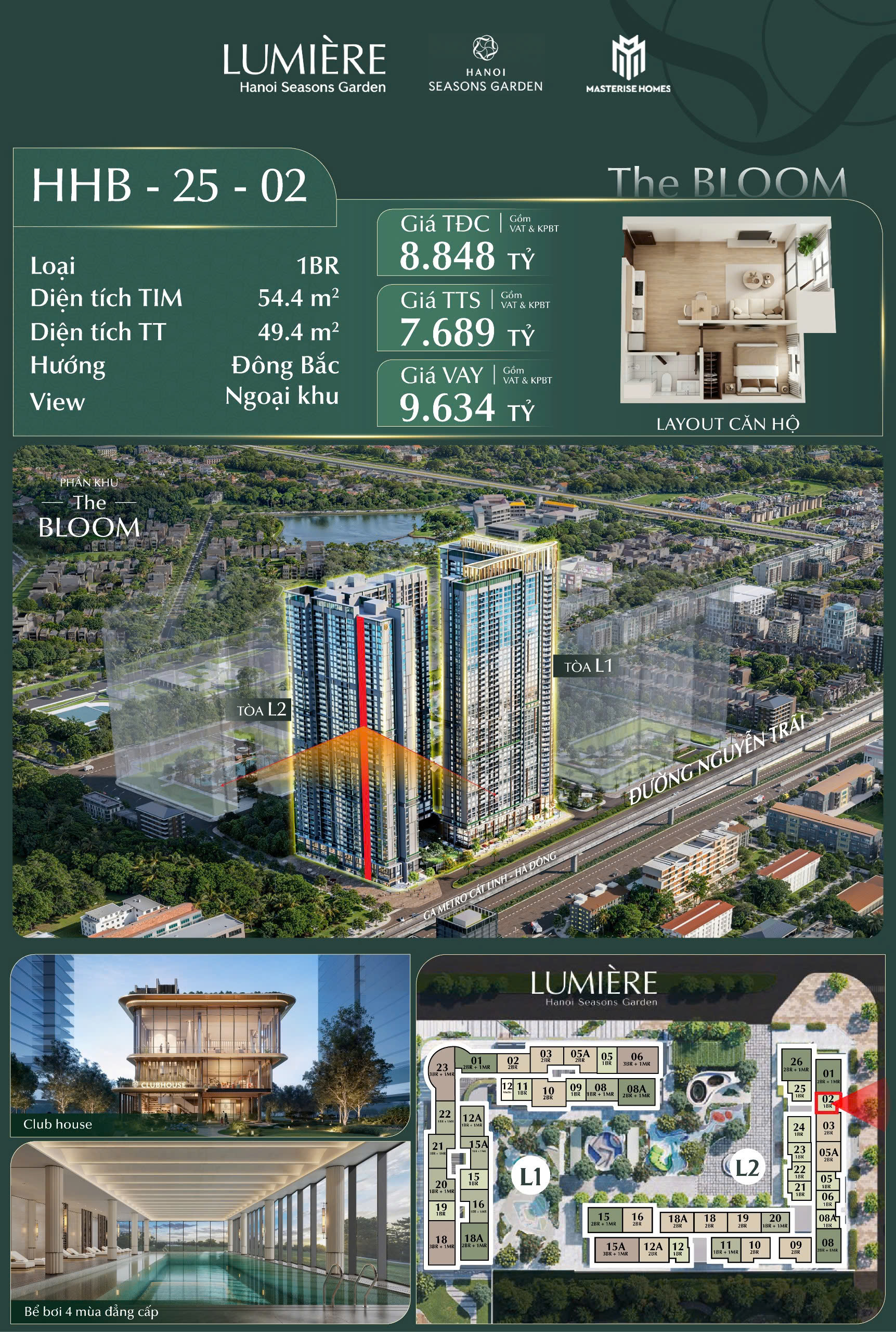 🌿 MỞ BÁN CĂN 1PN VIEW NGOẠI KHU  TẦNG CAO THE BLOOM: "Mỗi buổi sáng thức dậy là một lần chạm vào ánh sáng. Mỗi chiều trở về là một lần tìm thấy bình yên."