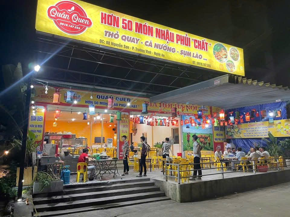 CHÍNH CHỦ CẦN SANG NHƯỢNG QUÁN – VÀO LÀ KINH DOANH NGAY Địa chỉ: Số 88 Nguyễn Sơn, TP. Vinh Nghệ An